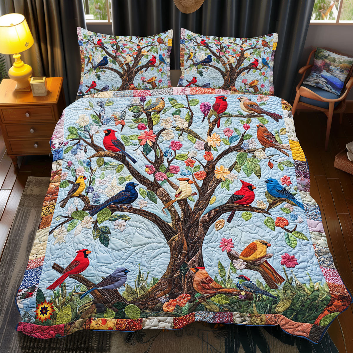 Blooming Bird WX2612070CL Duvet Cover Set