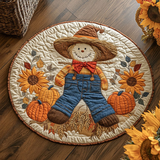 Autumn Harvest CP1806008CL Quilted Round Mat