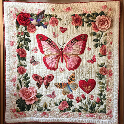 Elegant Garden Butterfly WP1812016CL Quilt