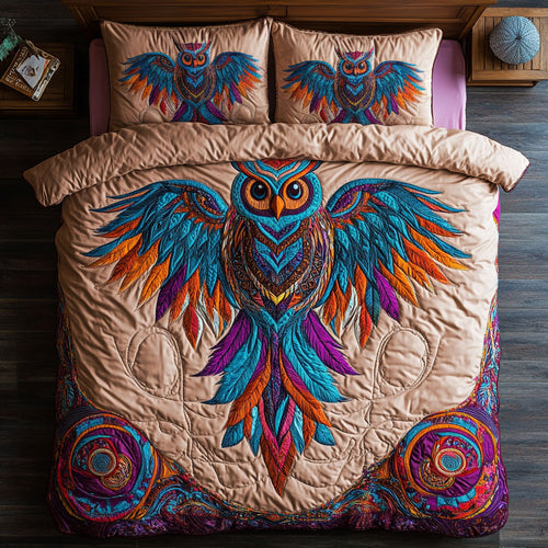 Whimsical Owl WY1306046CL Duvet Cover Set