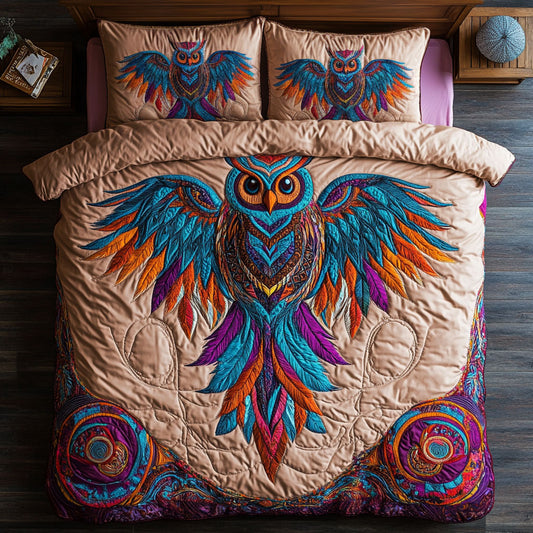 Whimsical Owl WY1306046CL Duvet Cover Set