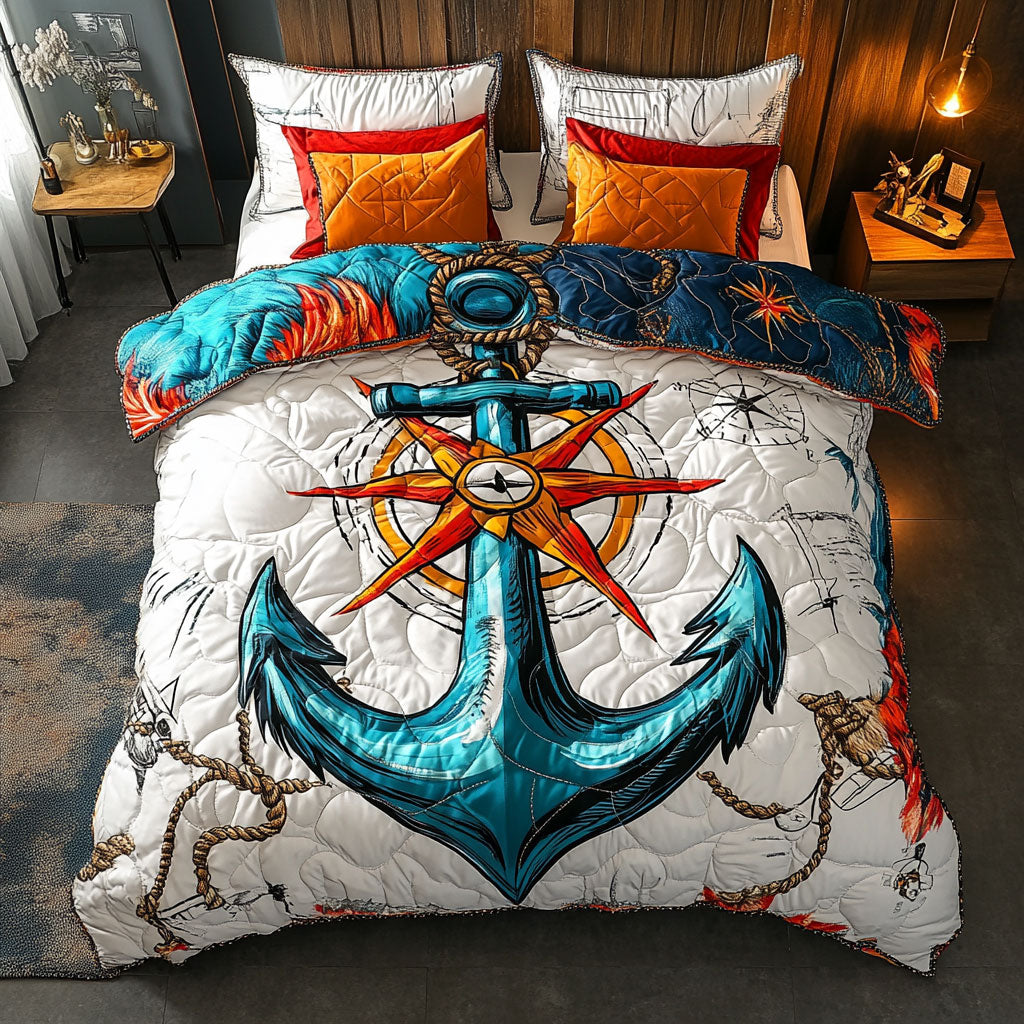 Ocean Anchor WN2308071CL Duvet Cover Set
