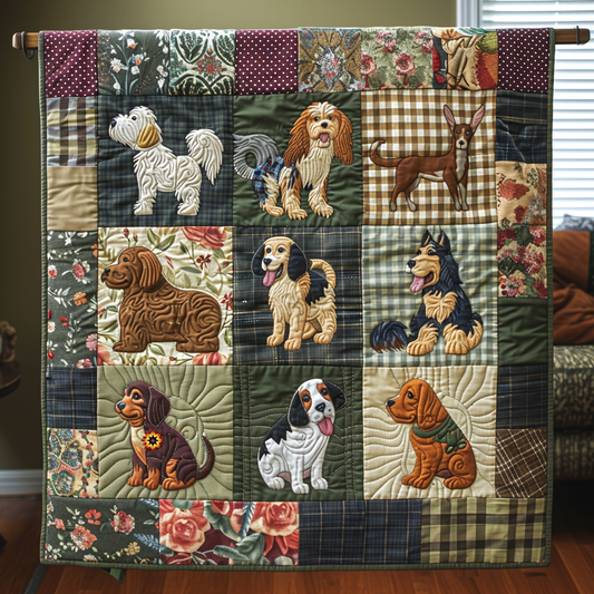 Patchwork Dog WJ0611023CL Quilt