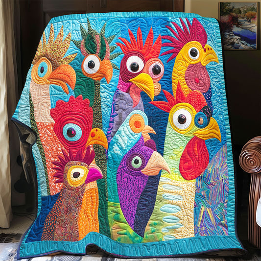 Whimsical Chicken YR2001034CL Quilt