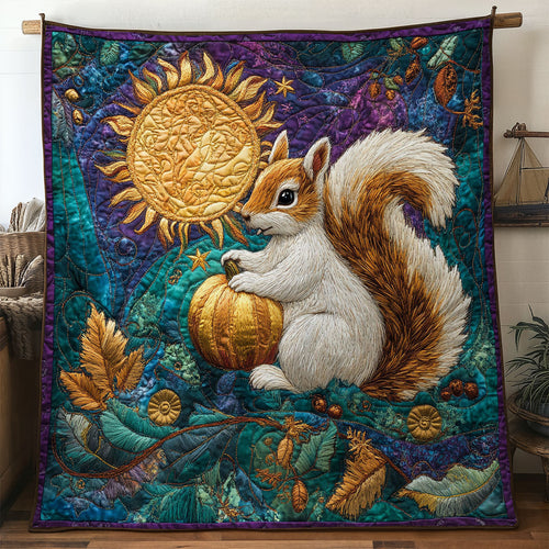 Squirrel And The Golden Sun WN2605034CL Quilt