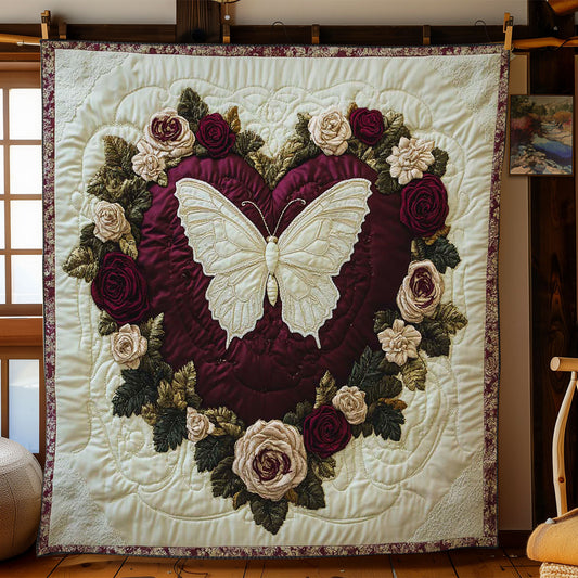 Heartfelt Butterfly WN1102003CL Quilt