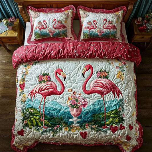 Couple Flamingo WY1801009CL Duvet Cover Set
