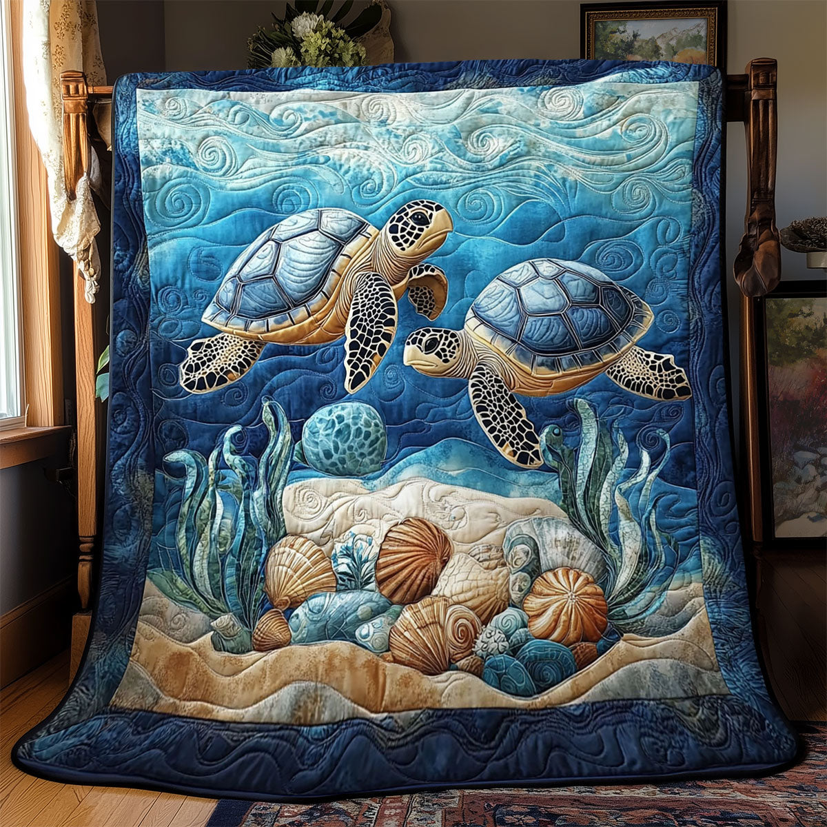 Sea Turtle WJ0301016CL Quilt