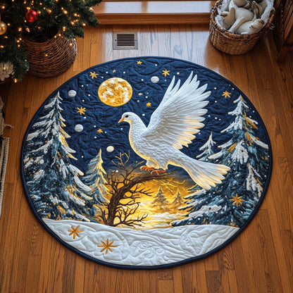 Winter Light WY1505039CL Quilted Round Mat