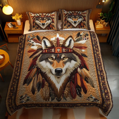 Tribal Wolf WN2401059CL Duvet Cover Set