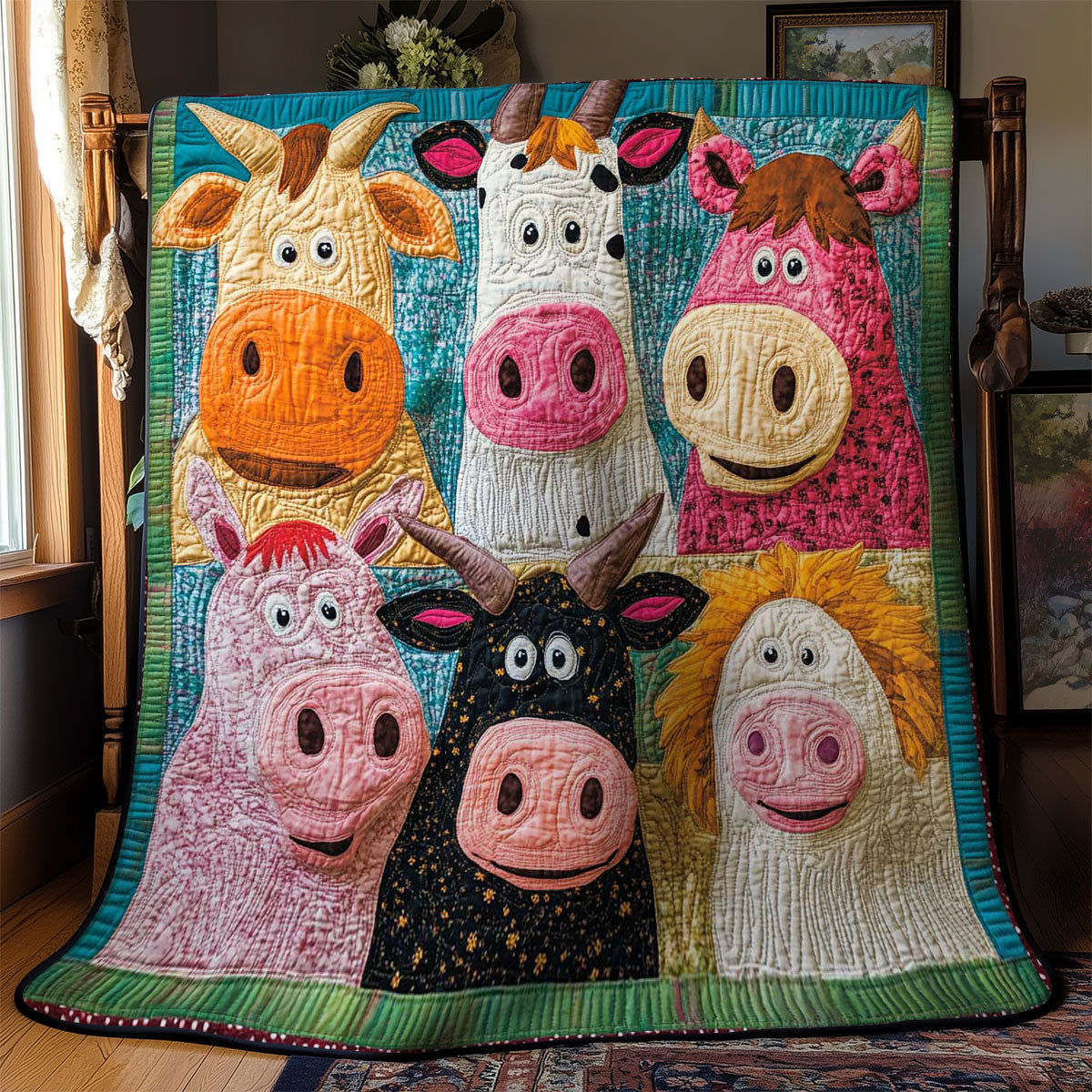 Hilarious Herd WN1803029CL Quilt