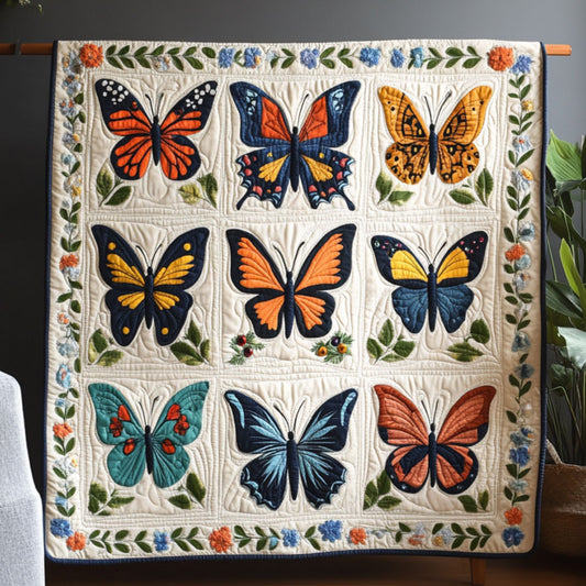 Blooming Butterflies DH1109003CL Quilt