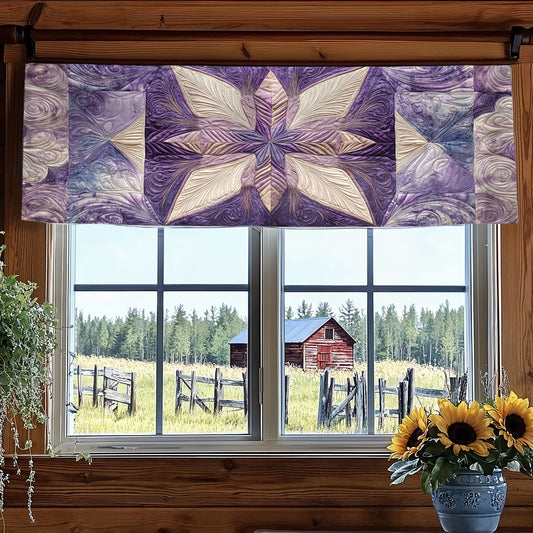 Starbloom Garden WN0707114CL Quilted Valance