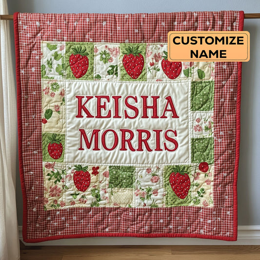Sweet Fields CP1807062CL Personalized Baby Quilt