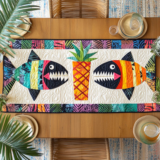 Pineapple Juice CP2005022CL Quilted Table Runner
