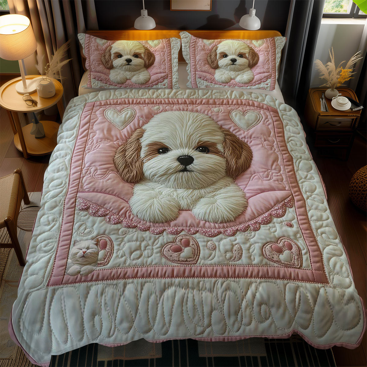 Shih Tzu Love WN1911054CL Duvet Cover Set