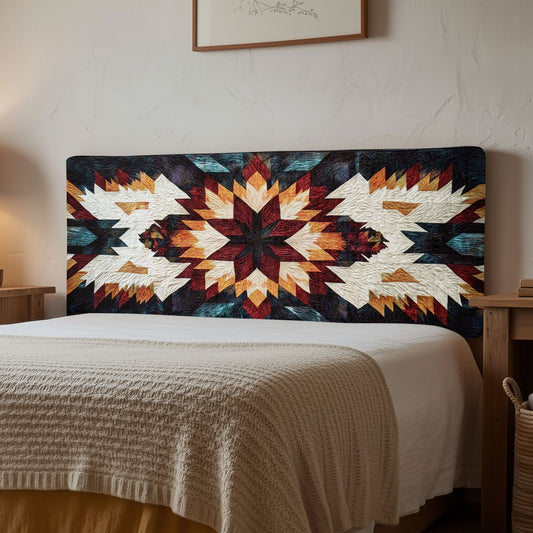 Tribal Star CP1512075CL Quilted Headboard Slipcover