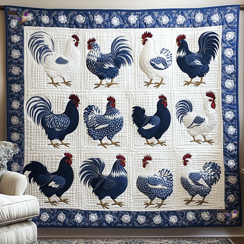 Love Chickens XR0411007CL Quilt