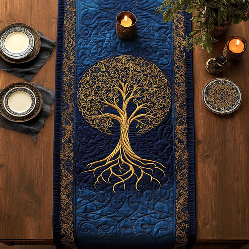 Tree of Life CW1605189CL Quilted Table Runner