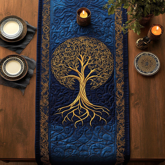 Tree of Life CW1605189CL Quilted Table Runner