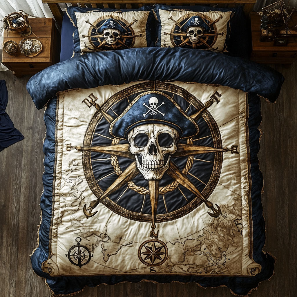 Pirate Skull CP0609075CL Duvet Cover Set