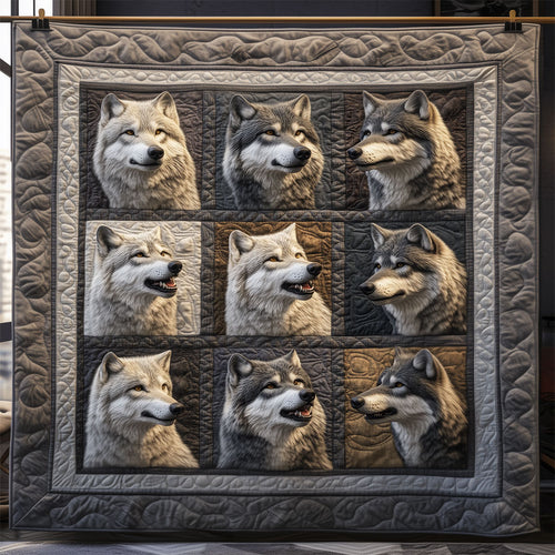Wolf Various Expression LT1509064CL Quilt