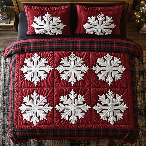 Midnight Snowflake Glow WN1107041CL Duvet Cover Set