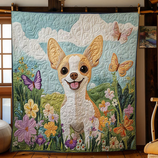 Happy Chihuahua WN2403046CL Quilt