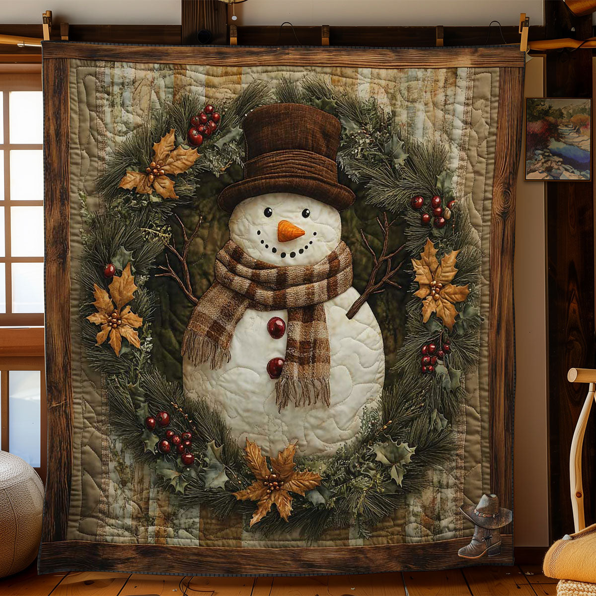 Warm Snowman WN1211045CL Quilt