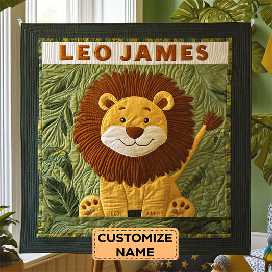 Sleepy Mane WJ2907010CL Personalized Baby Quilt