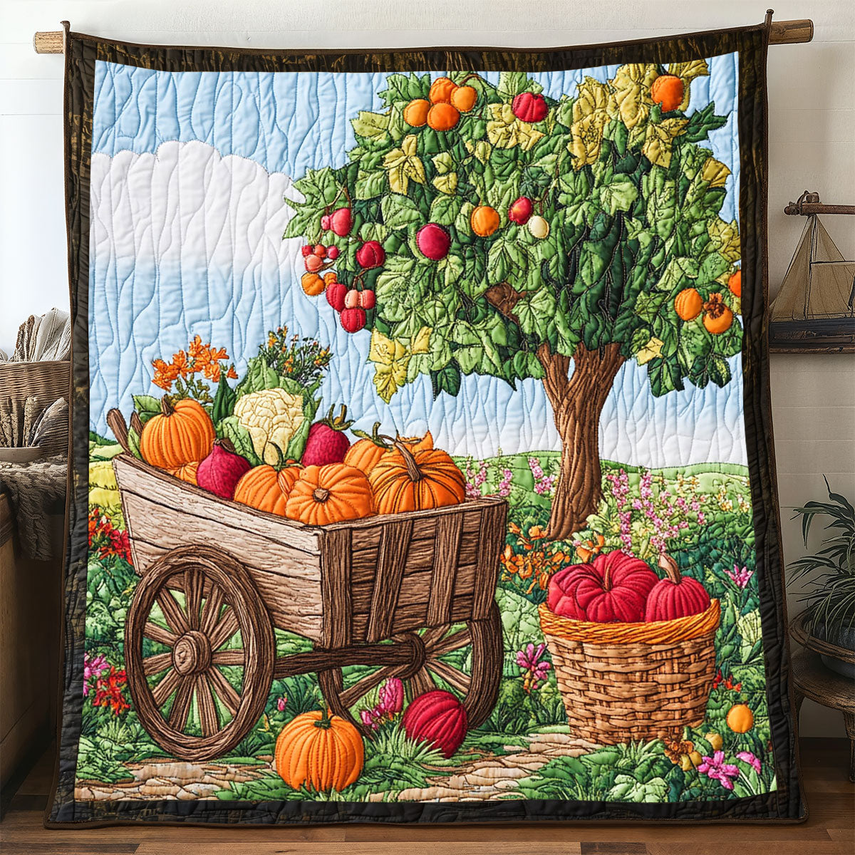 Harvest Bounty WP1504027CL Quilt
