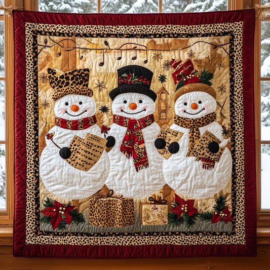Leopard Snowman Style CW1411072CL Quilt