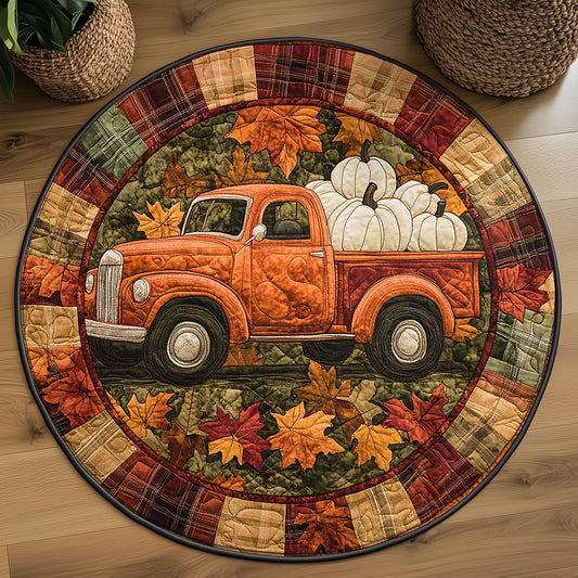 October Truckload WN3007076CL Quilted Round Mat