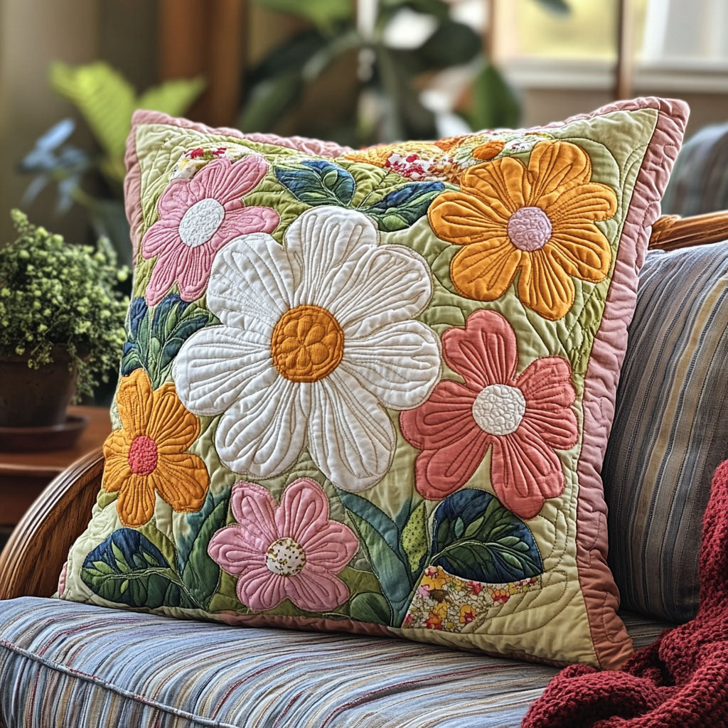 Flower Bloom CW1301065CL Quilt Pillow Case