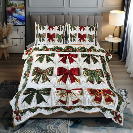 Christmas Bow Whimsy WP2811036CL Duvet Cover Set