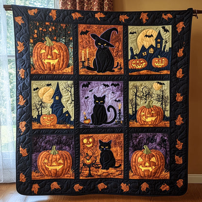 Spooky Kitty WY2208083CL Quilt