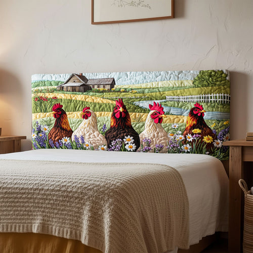 Chicken On The Field QA1812003CL Quilted Headboard Slipcover
