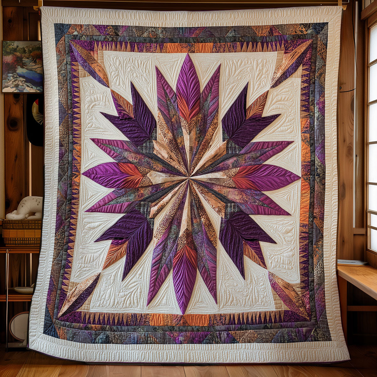Radiance Of The Twilight Bloom WX0407061CL Quilt