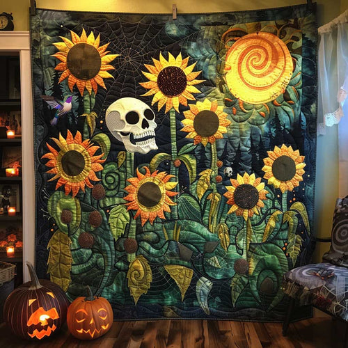 Blooming Skull WN2810061CL Quilt