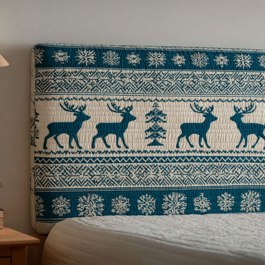 Silent Reindeer CP1912028CL Quilted Headboard Slipcover