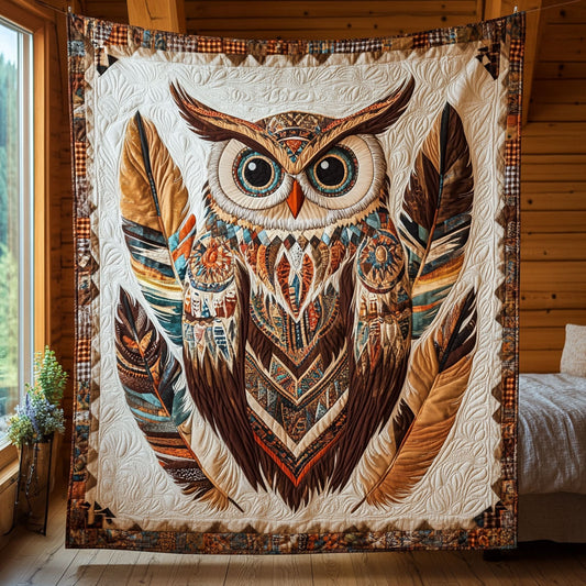 Tribal Owl CW1207044CL Quilt