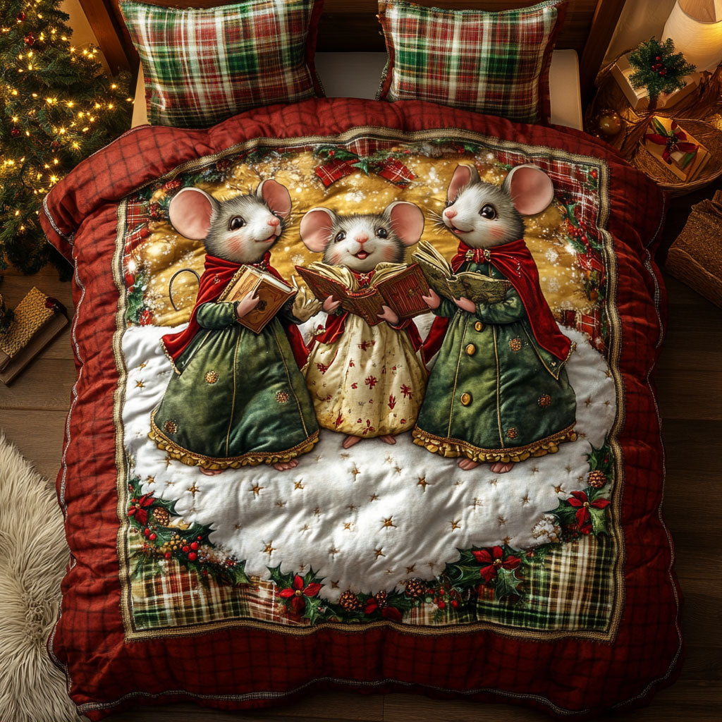 Christmas Village Mouse WN1311020CL Duvet Cover Set