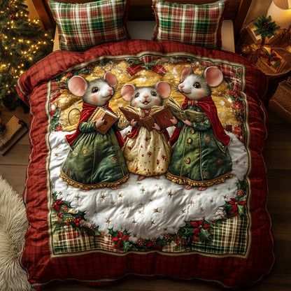 Christmas Village Mouse WN1311020CL Duvet Cover Set