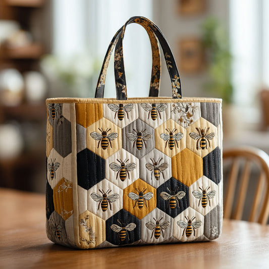 Bee Vintage CW1711018CL Quilted Tote Bag