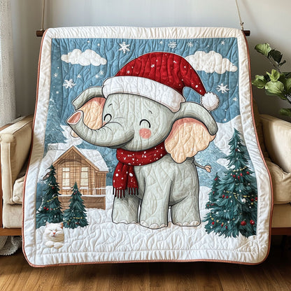 Elephant Christmas WT1810007CL Quilt