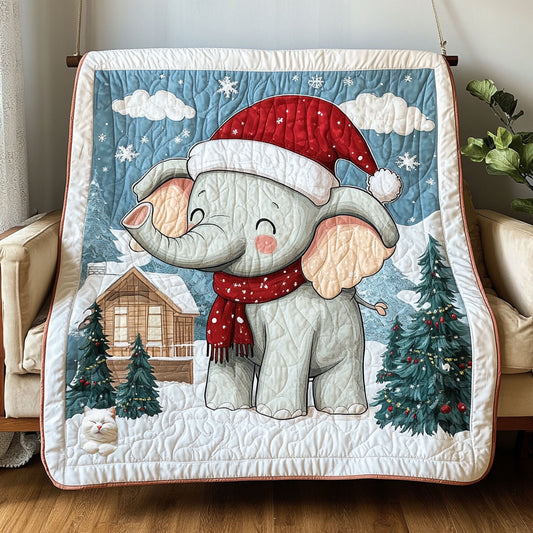 Elephant Christmas WT1810007CL Quilt