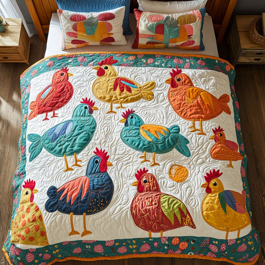 Chicken In Farm WY2901017CL Duvet Cover Set