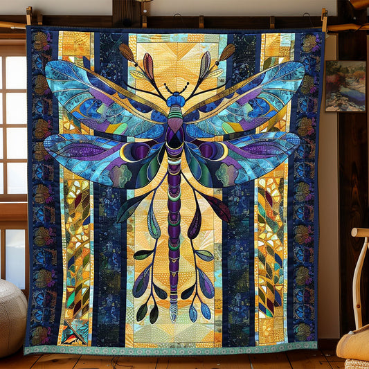 Myth Dragonfly Patchwork WP2210021CL Quilt