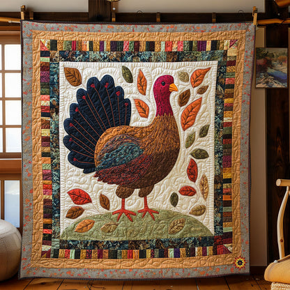 Rustic Turkey Charm WJ2612021CL Quilt