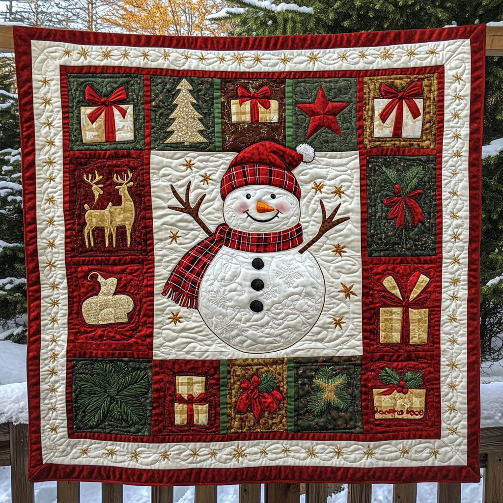 Peaceful Snowman WN0309070CL Quilt